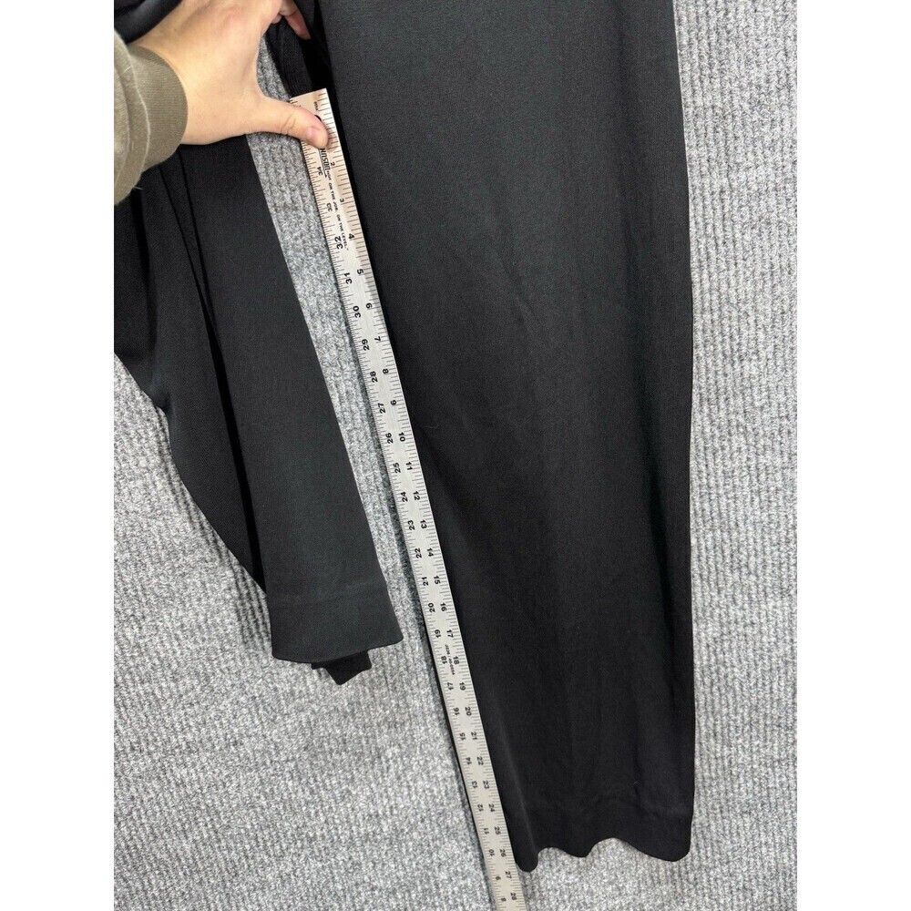 Exclusively Misook Pants Womens XL Black Knit Straight Leg Pull On High Rise - Picture 6 of 8
